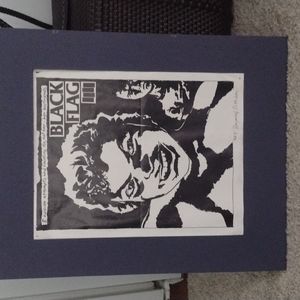 BLACK FLAG POSTER insert from the original album in great condition from 1983